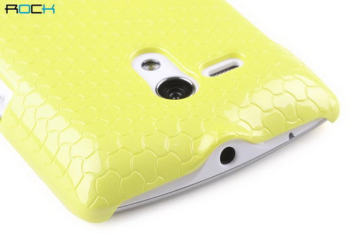 ROCK Jewel Series for SONY MT25i Xperia neo L เคส Rock ของแท้ รุ่นใหม่พิเศษสีสันสดใส พร้อมลายนูนโดดเด่นช่วยให้จับถนัดมือ สวมง่ายกระชับถนอมตัวเครื่องสินค้าคุณภาพพร้อมส่ง ของแท้ 100%